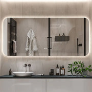 1800*800mm Frameless LED Mirror Touch Sensor demister 3 colours adjustment