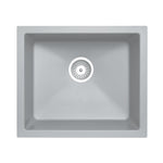 Load image into Gallery viewer, Concrete Grey Carysil Salsa Granite Single Bowl Stone Kitchen Sink 533*457mm

