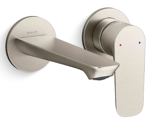 Aleo S Wall Mount Basin Mixer 218mm