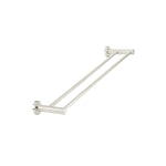 Load image into Gallery viewer, Round Double Towel Rail 600mm - PVD Brushed Nickel
