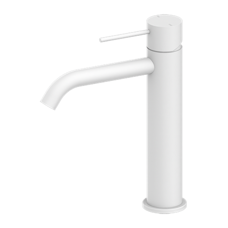 MECCA MID TALL BASIN MIXER MATTE WHITE
