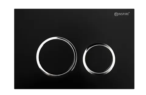 Pacific Empire Pty Ltd (SUP) Dual Flush Plate Round Black