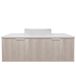 Load image into Gallery viewer, Kliff Fluted Wood Grain Vanity Coastal Oak
