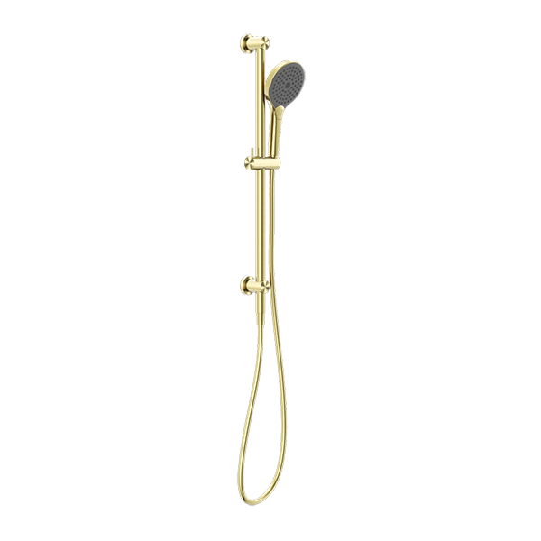 MECCA SHOWER RAIL WITH AIR SHOWER II BRUSHED GOLD