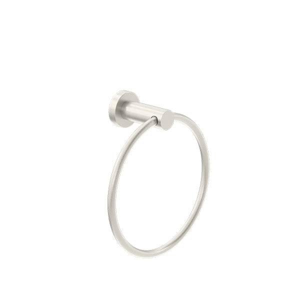CLASSIC HAND TOWEL RING BRUSHED NICKEL