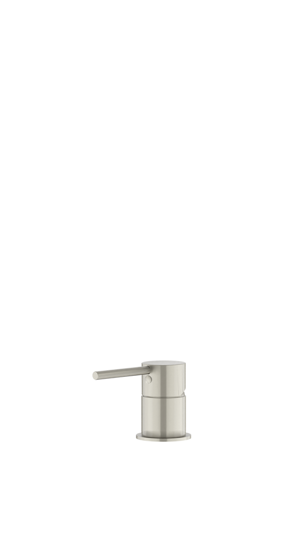 Round Deck Mounted Mixer - PVD Brushed Nickel