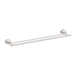 Load image into Gallery viewer, YORK DOUBLE TOWEL RAIL 600MM BRUSHED NICKEL
