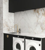 Load image into Gallery viewer, Laundry Kit 1960A Marlo Black with Natural Carrara Marble Top
