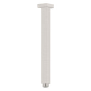 SQUARE CEILING ARM 300MM LENGTH BRUSHED NICKEL