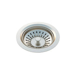 Load image into Gallery viewer, Sink Strainer and Waste Plug Basket with Stopper - PVD Brushed Nickel
