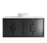 Load image into Gallery viewer, Laguna Black American Oak Wall Hung Vanity

