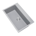 Load image into Gallery viewer, Concrete Grey Carysil Waltz 780 Granite Single Bowl Stone Kitchen Sink 780*510*220mm
