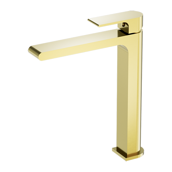BIANCA TALL BASIN MIXER BRUSHED GOLD