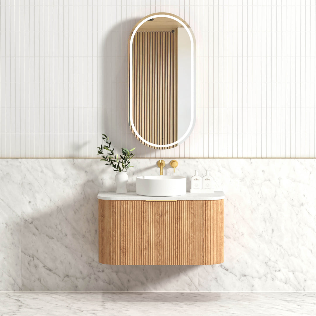 Bondi Woodland Oak Wall Hung Vanity