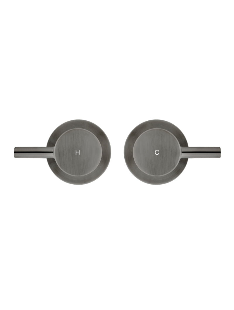 Round Quarter Turn Wall Top Assemblies - Shadow