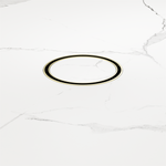Load image into Gallery viewer, 100MM ROUND TILE INSERT FLOOR WASTE 50MM OUTLET BRUSHED GOLD
