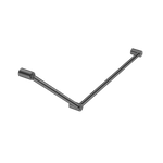Load image into Gallery viewer, MECCA CARE 32MM DDA GRAB RAIL SET 45 DEGREE 750X900MM GUN METAL

