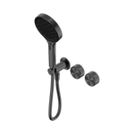 Load image into Gallery viewer, Serenity Progressive Shower System With Metal Handle And Serenity Hand Shower Gun Metal
