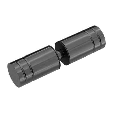 ROUND SHOWER KNOB GUN METAL
