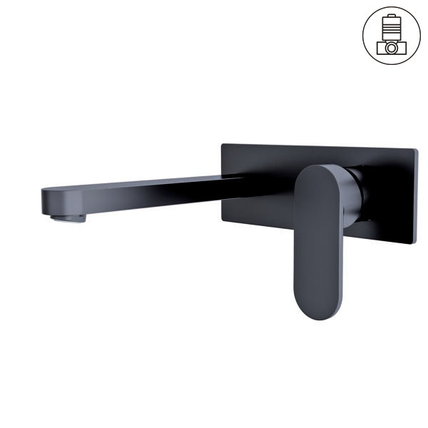 ECCO WALL BASIN/BATH MIXER MATTE BLACK