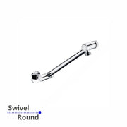 Round Chrome Wall Mounted Shower Arm