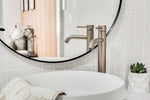 Load image into Gallery viewer, Round Tall Curved Basin Mixer - Champagne

