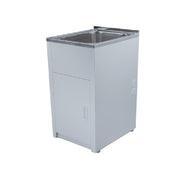 TRADITIONELL   35 LITER COMPACT LAUNDRY TUB & CABINET-WHITE