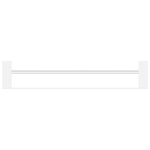Load image into Gallery viewer, CELIA DOUBLE TOWEL RAIL 600MM CHROME
