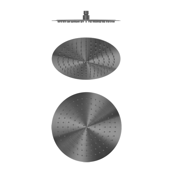 Zen SS316L 300mm Round Shower Head Graphite