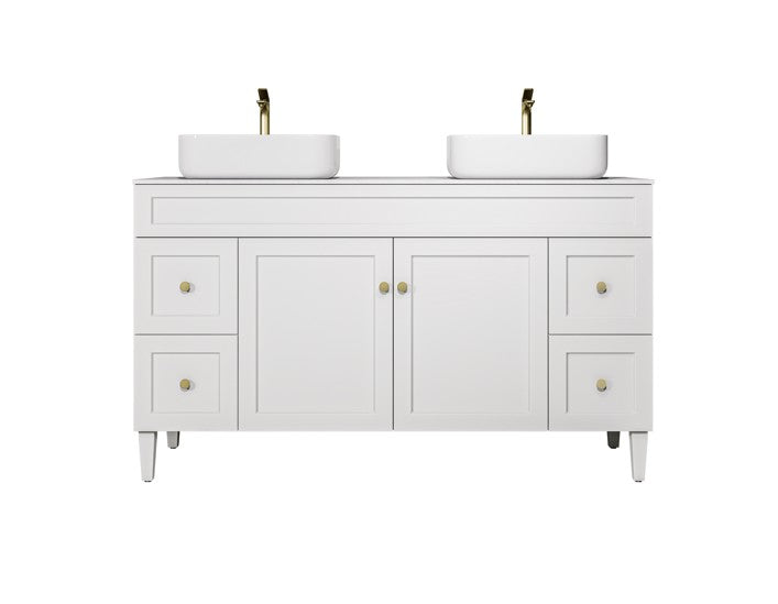 Harold Federation Freestanding Vanity Matte White