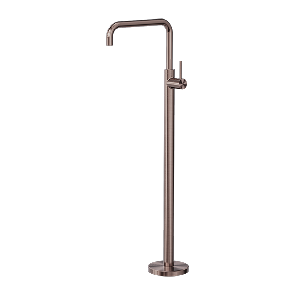 MECCA FREESTANDING BATH MIXER SQUARE SHAPE BRUSHED BRONZE