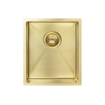 Load image into Gallery viewer, Lavello Kitchen Sink - Single Bowl 380 x 440 - PVD Brushed Bronze Gold
