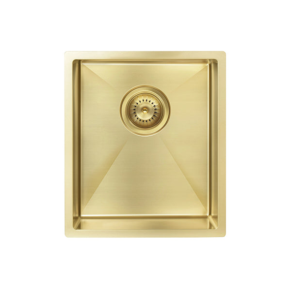 Lavello Kitchen Sink - Single Bowl 380 x 440 - PVD Brushed Bronze Gold