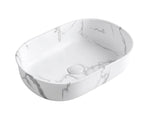 Load image into Gallery viewer, Bronte Oval 500x350x130 Carrara Basin
