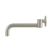 Round Swivel Wall Spout - PVD Brushed Nickel