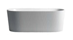 Load image into Gallery viewer, Agena Fluted Acrylic Freestanding Bath
