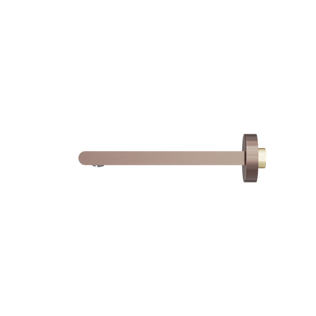 BIANCA FIXED BATH SPOUT ONLY 200MM BRUSHED BRONZE