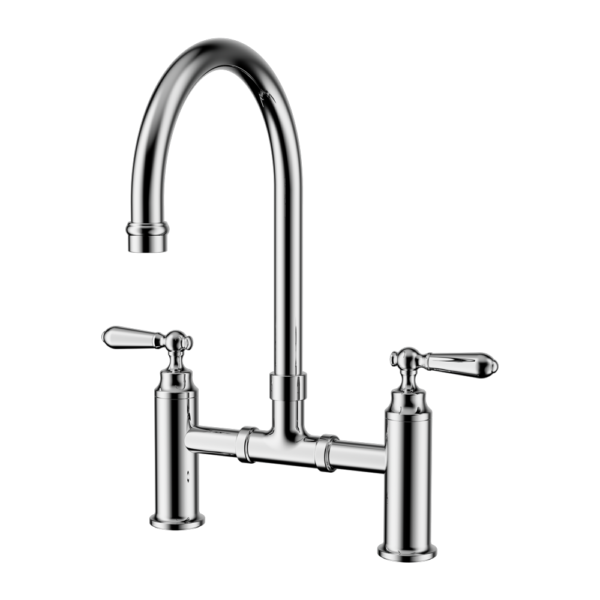 YORK BRIDGE KITCHEN SET CHROME