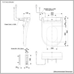 Load image into Gallery viewer, TOTO S5 WASHLET WITH REMOTE CONTROL D-SHAPED GLOSS WHITE
