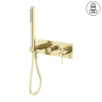 Load image into Gallery viewer, MECCA SHOWER MIXER DIVERTOR SYSTEM BRUSHED GOLD
