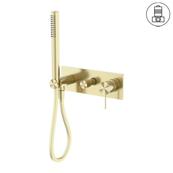 MECCA SHOWER MIXER DIVERTOR SYSTEM BRUSHED GOLD