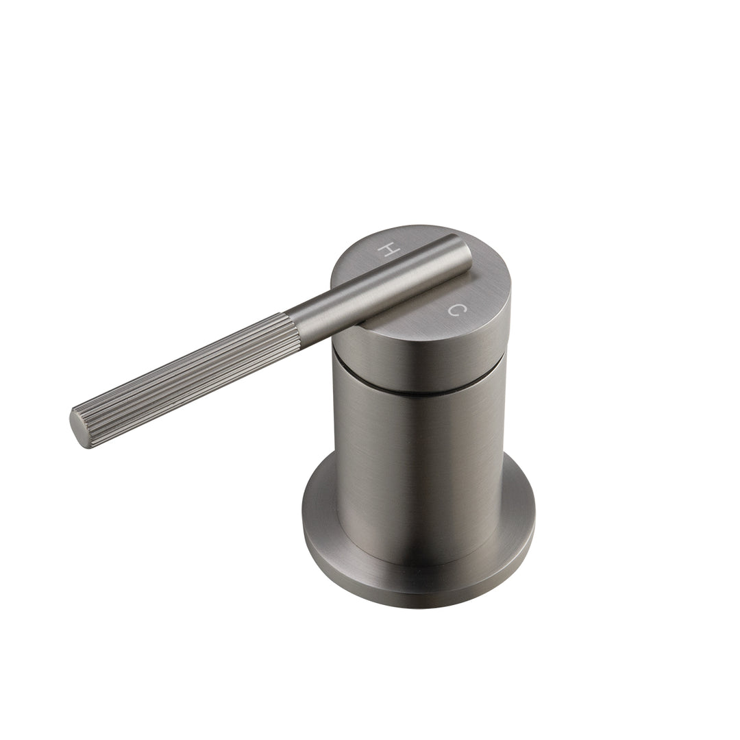 CADDENCE Series Brushed Nickel Split Type Basin Mixer