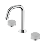 Load image into Gallery viewer, Serenity Basin Set Edge Spout With Carrara Handle Chrome
