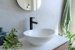 Load image into Gallery viewer, Round Tall Basin Mixer - Matte Black
