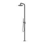 Load image into Gallery viewer, Zen SS316L Outdoor Freestanding Shower Column Graphite
