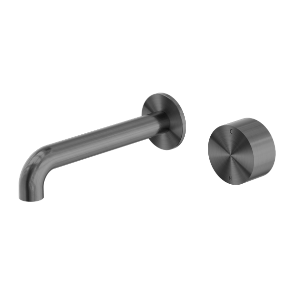 KARA PROGRESSIVE WALL BASIN/BATH SET 230MM BRUSHED GOLD