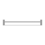 Load image into Gallery viewer, CELIA DOUBLE TOWEL RAIL 800MM CHROME
