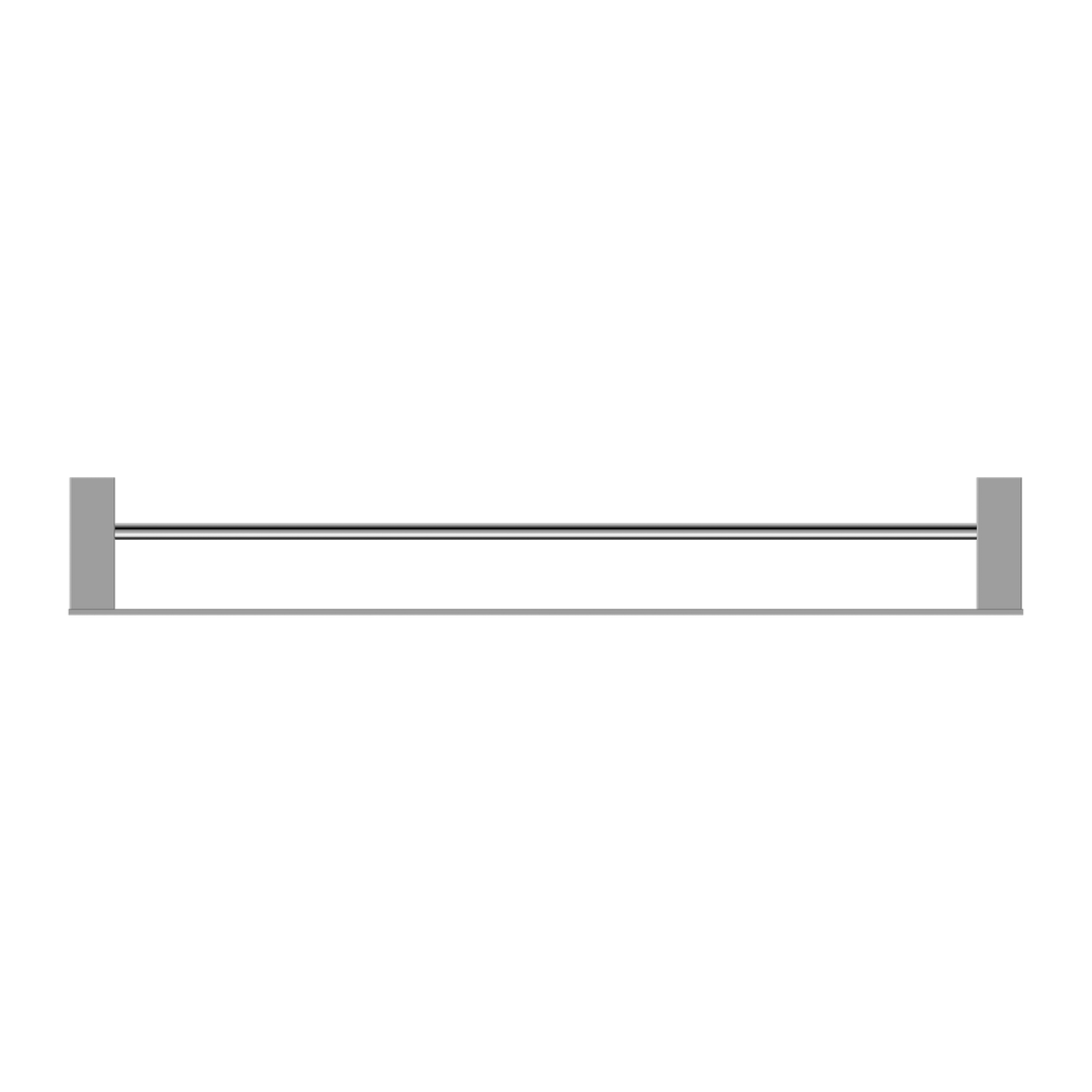 CELIA DOUBLE TOWEL RAIL 800MM CHROME