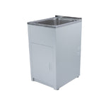 Load image into Gallery viewer, TRADITIONELL   35 LITER COMPACT LAUNDRY TUB &amp; CABINET-WHITE
