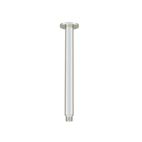 Round Ceiling Shower Arm 300mm - PVD Brushed Nickel